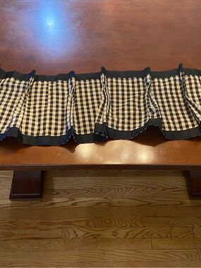 Ballard Designs Square Pleated Café Valance